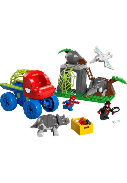 Spideyho tím a záchrana dinosaurov s truckom