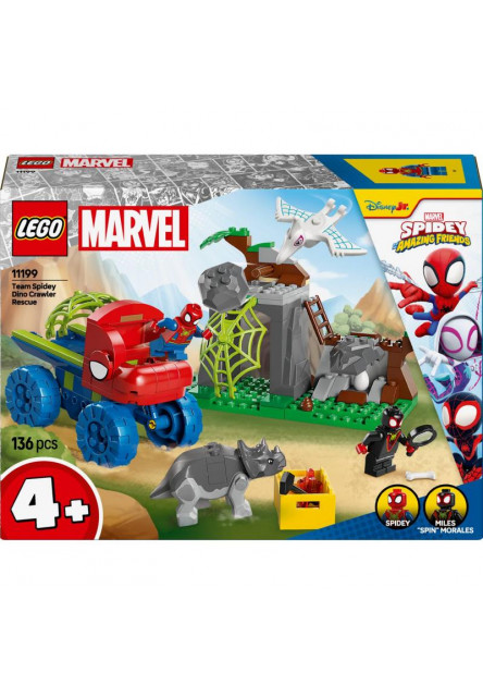Spideyho tím a záchrana dinosaurov s truckom