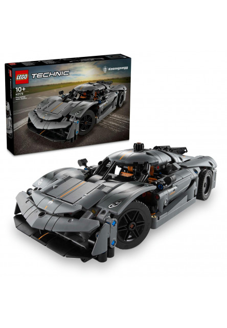 Sivé hyperauto Koenigsegg Jesko Absolut
