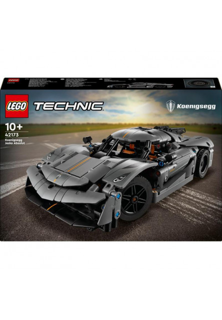 Sivé hyperauto Koenigsegg Jesko Absolut