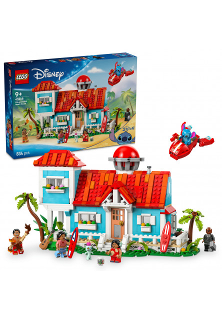 Lilo a Stitch a domček na pláži