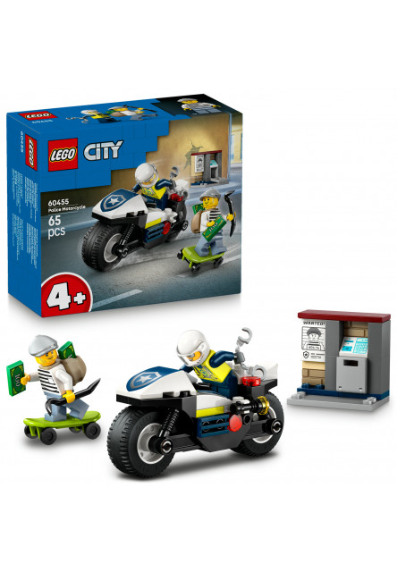 Naháňačka na policajnej motorke
