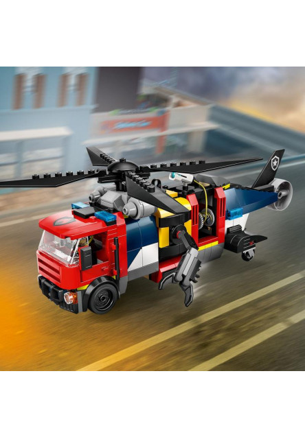 Remix: Helikoptéra, hasičské auto a ponorka