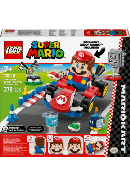 Mario Kart™ – Interaktívny LEGO® Mario™ a Standard Kart