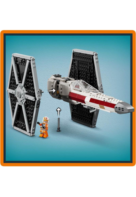 Stíhačka TIE & X-wing – kombinovaná stavebnica