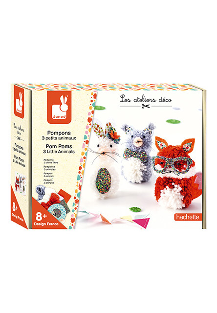 Zvieratká brmbolce Atelier Sada Deco 8+ Janod