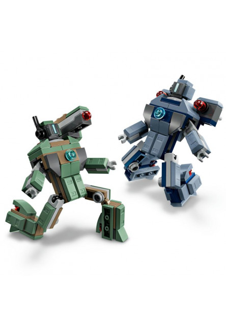Iron Man a War Machine vs. Hammerove Drony