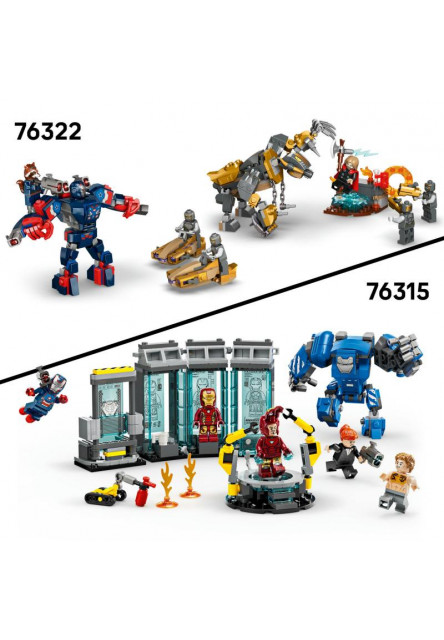 Iron Man a War Machine vs. Hammerove Drony