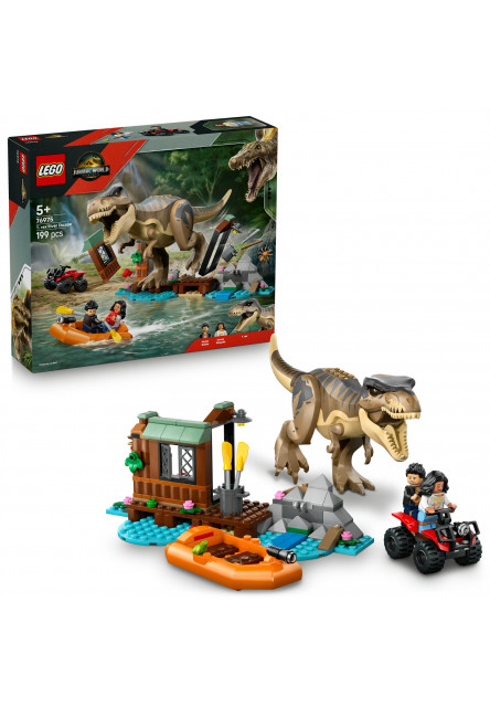 T-rex a útek po rieke