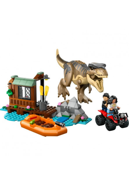 T-rex a útek po rieke