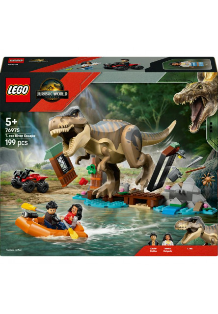 T-rex a útek po rieke