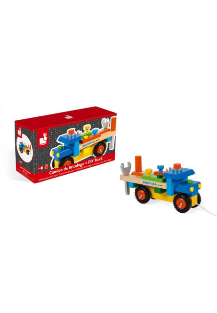 BricoKids Kamión s náradím 17 ks