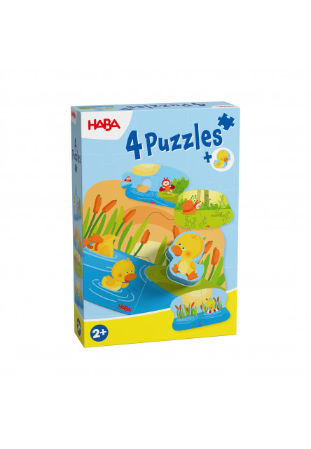 Puzzle pre najmensich Mláďatká zvierat 4 ks