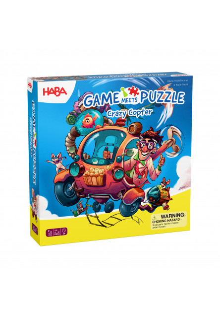 Hra a Puzzle 2v1 Bláznivý vrtuľník