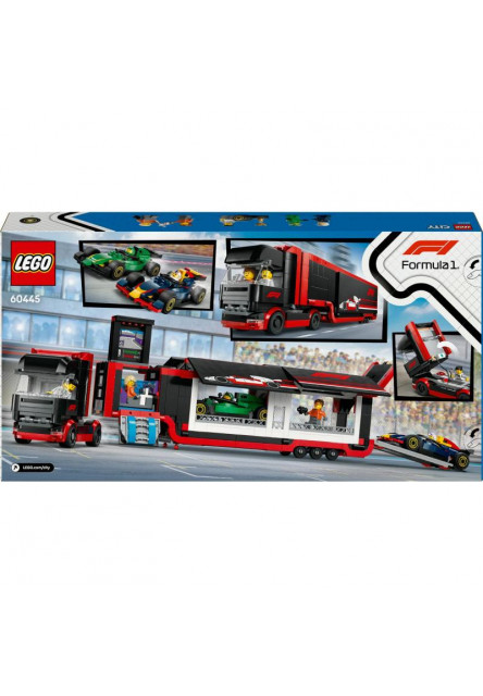 Kamión F1® s autami RB20 a AMR24 F1®