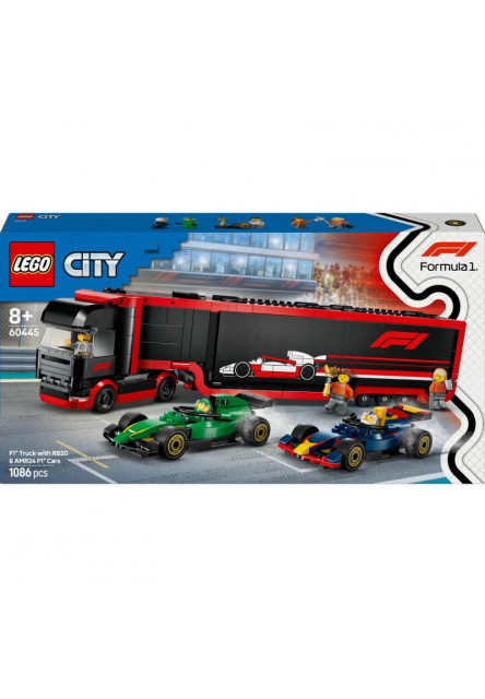 Kamión F1® s autami RB20 a AMR24 F1®