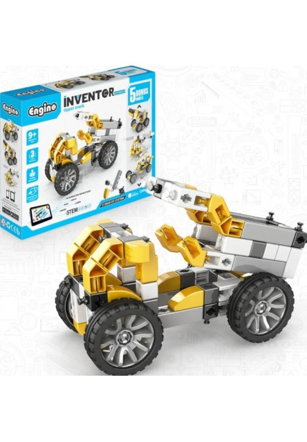 Engino INVENTOR MECHANICS sklápač s 5 bonusovými modelmi