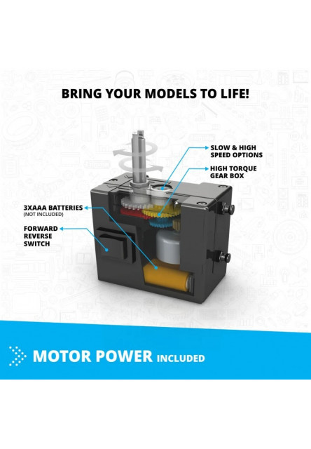Engino INVENTOR MOTORIZED offroader s 10 bonusovými modelmi