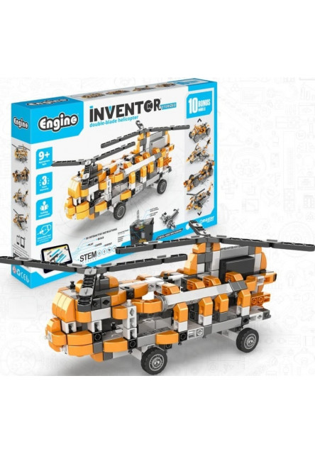Engino INVENTOR MOTORIZED vrtuľník s 10 bonusovými modelmi
