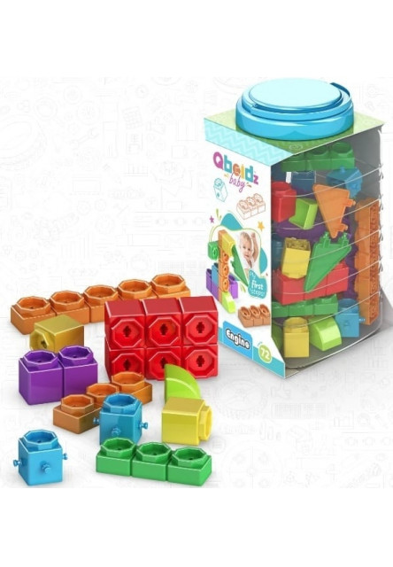 Engino BABY QBOIDZ -  Moje prvé kroky - veľký set (v plastovej vaničke)