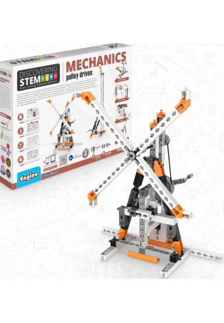 Engino STEM MECHANICS: Kladkové pohony