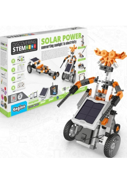 Engino STEM SOLAR POWER: Premena slnečného svetla na elektrinu