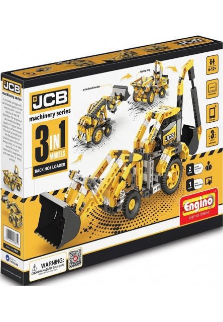 Engino Creative builder rýpadlo - nakladač machinery set