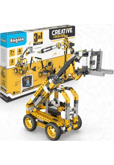 Engino Creative builder vysokozdvižný vozík machinery motorized set