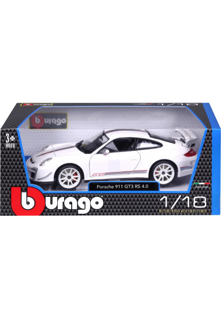 Bburago 1:18 Plus Porsche 911 GT3 RS White