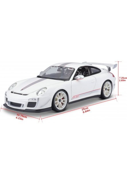 Bburago 1:18 Plus Porsche 911 GT3 RS White