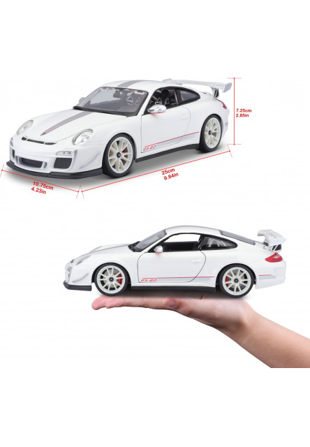Bburago 1:18 Plus Porsche 911 GT3 RS White
