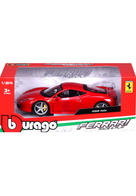 Bburago 1:24 Ferrari 458 Italia Red
