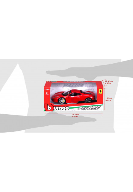 Bburago 1:24 Ferrari 458 Italia Red