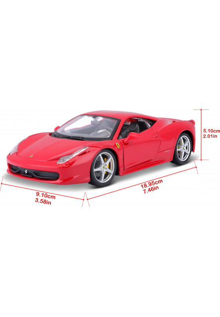 Bburago 1:24 Ferrari 458 Italia Red