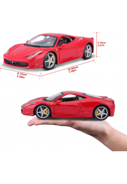 Bburago 1:24 Ferrari 458 Italia Red