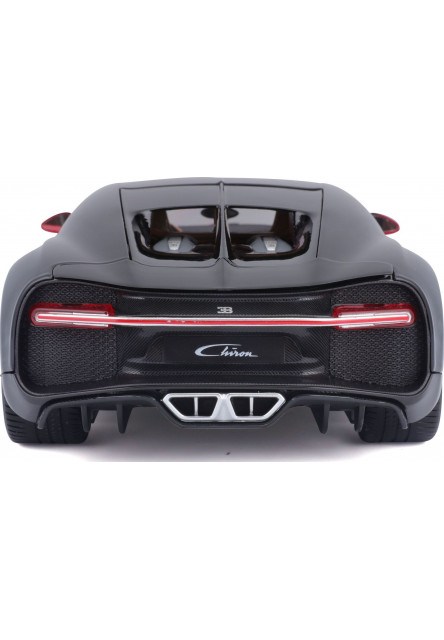 Bburago 1:18 Plus Bugatti Chiron black/red