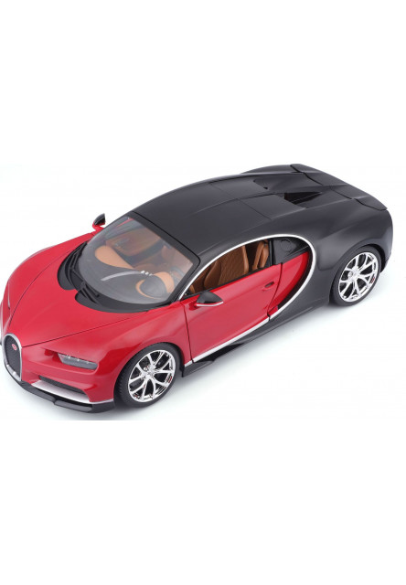 Bburago 1:18 Plus Bugatti Chiron black/red