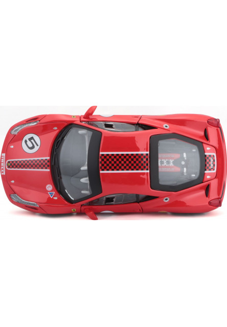 Bburago 1:24 Ferrari Racing 458 Challenge Red