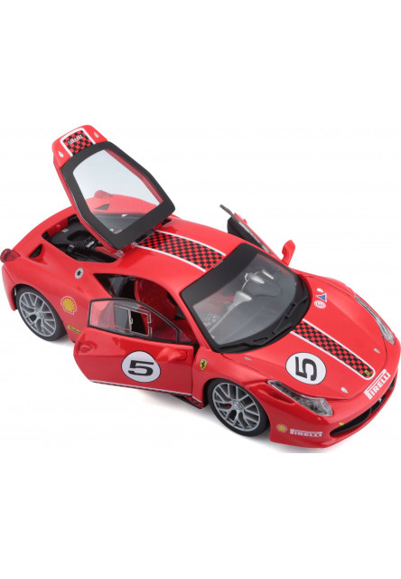Bburago 1:24 Ferrari Racing 458 Challenge Red