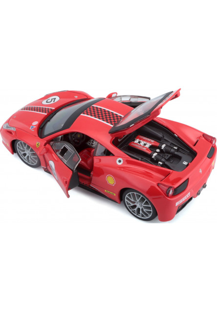 Bburago 1:24 Ferrari Racing 458 Challenge Red