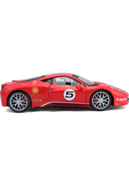 Bburago 1:24 Ferrari Racing 458 Challenge Red