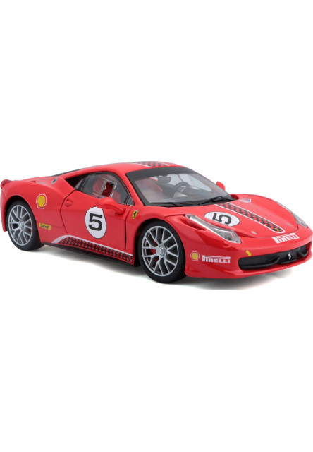 Bburago 1:24 Ferrari Racing 458 Challenge Red
