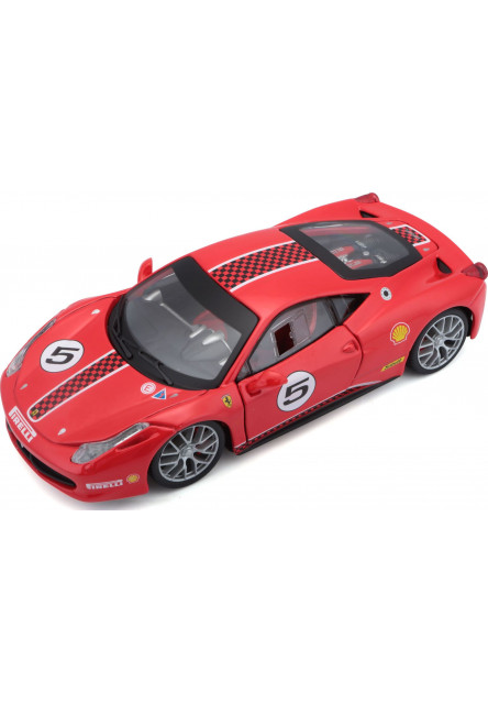 Bburago 1:24 Ferrari Racing 458 Challenge Red