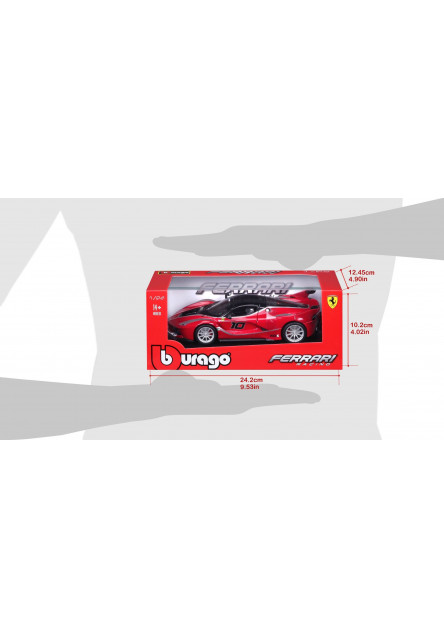 Bburago 1:24 Ferrari Racing FXX K Metalic Red
