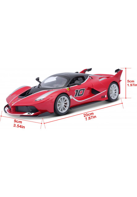 Bburago 1:24 Ferrari Racing FXX K Metalic Red