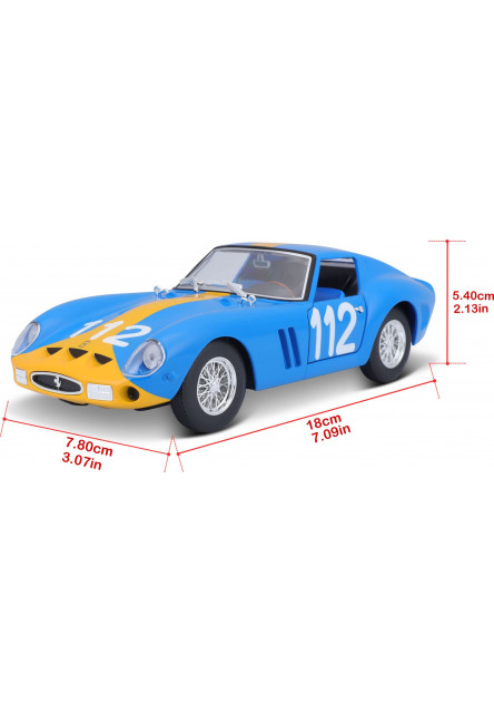 Bburago 1:24 Ferrari Racing 250 GTO Blue