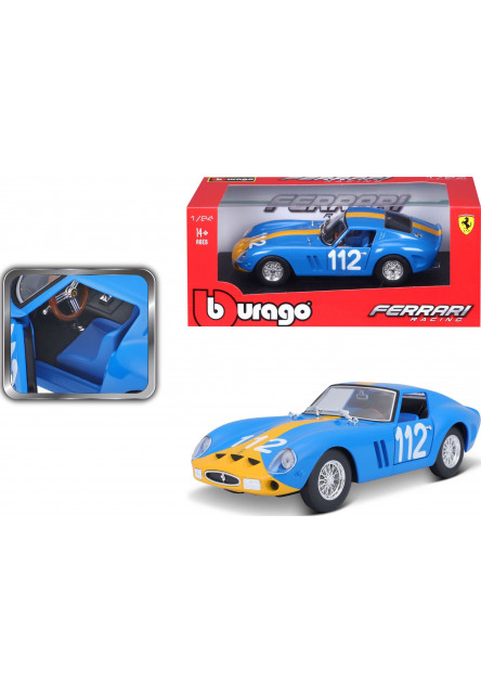 Bburago 1:24 Ferrari Racing 250 GTO Blue
