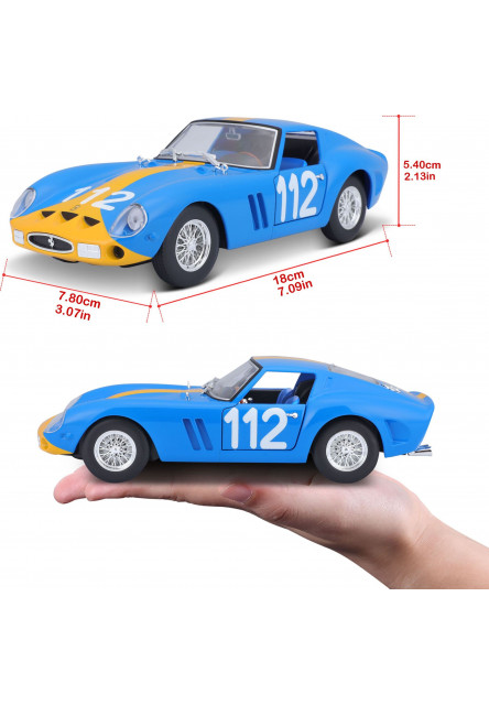 Bburago 1:24 Ferrari Racing 250 GTO Blue