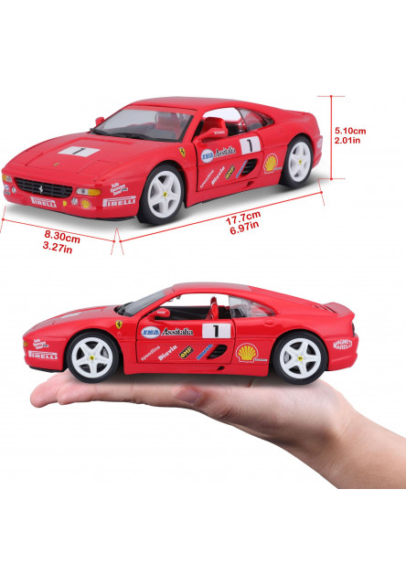 Bburago 1:24 Ferrari Racing F355 Challenge Red