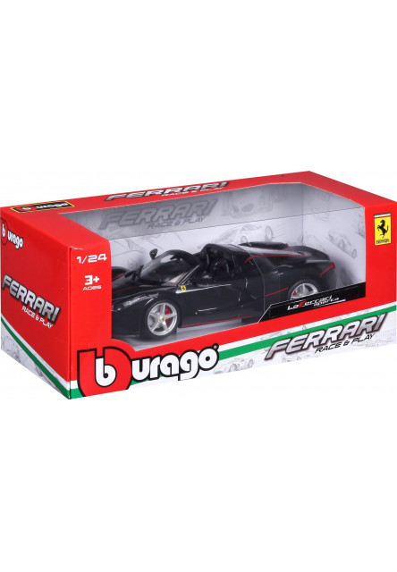 Bburago 1:24 Ferrari Laferrari Aperta Metalic Black
